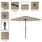 Pure Garden 10-Foot Outdoor Patio Umbrella with Base, Sand 50-LG1175B - alternate 3